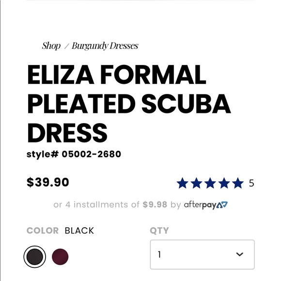 Black Formal Dress - Picture 4 of 4